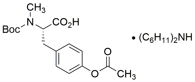 Boc-N-methyl-O-acetyl-L-tyrosine dicyclohexylammonium salt