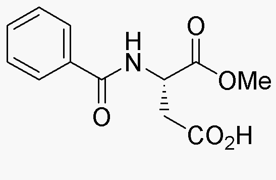 Ester α-méthylique de l'acide benzoyl-L-aspartique