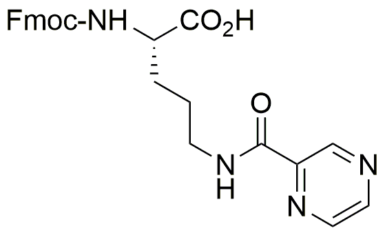 Nα-Fmoc-Nδ-pyrazinylcarbonyl-L-ornithine