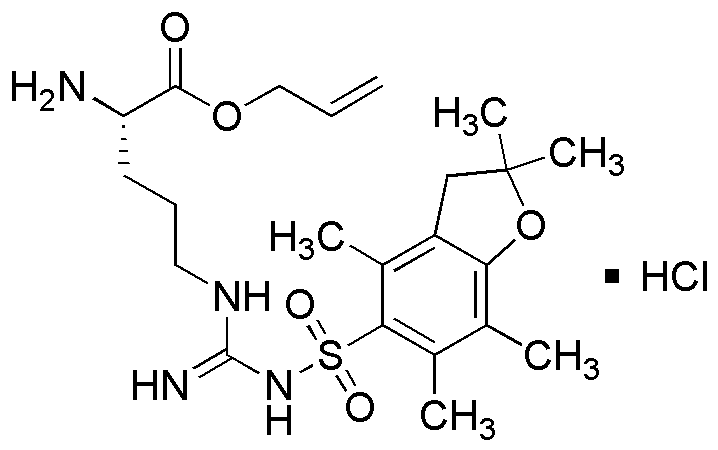 Nω-(2,2,4,6,7-Pentamethyldihydro-benzofuran-5-sulfonyl)-L-arginine allyl ester hydrochloride