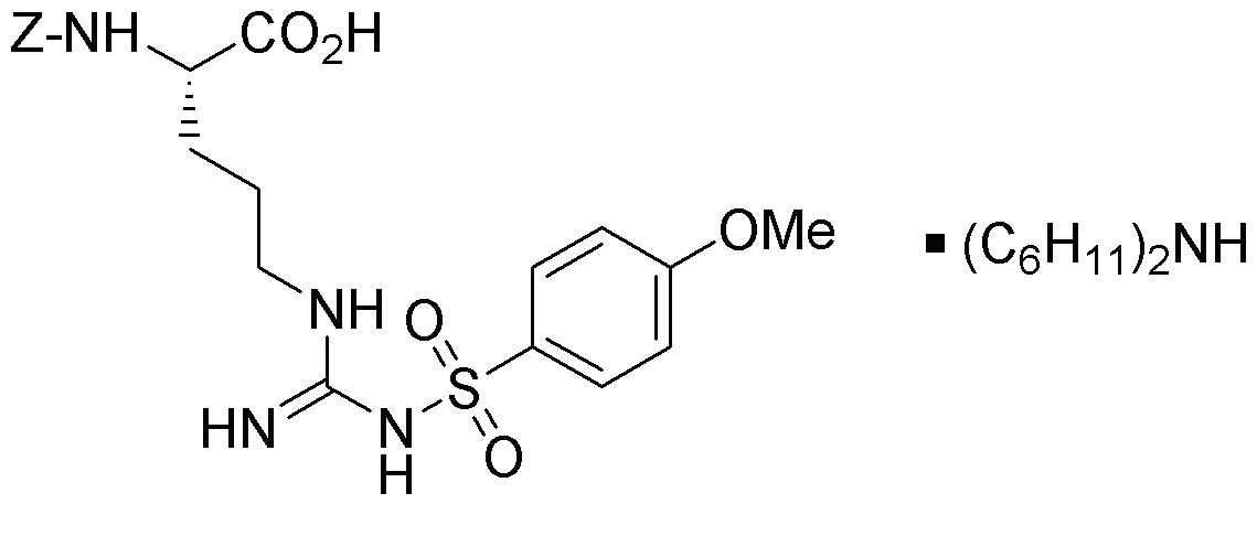 Nα-Z-Nω-(4-methoxybenzenesulfonyl)-L-arginine dicyclohexylammonium salt