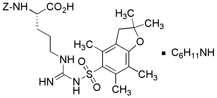 Nα-Z-Nω-(2,2,4,6,7-pentamethyldihydro-benzofuran-5-sulfonyl)-L-arginine cyclohexylammonium salt