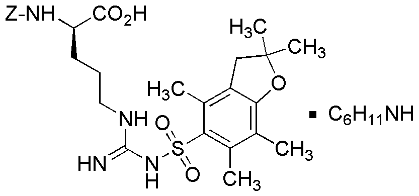 Nα-Z-Nω-(2,2,4,6,7-pentamethyldihydrobenzofuran-5-sulfonyl)-D-arginine cyclohexylammonium salt