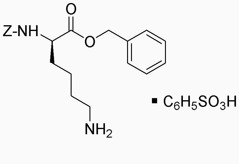 Nα-Z-D-lysine benzyl ester benzenesulfonate salt