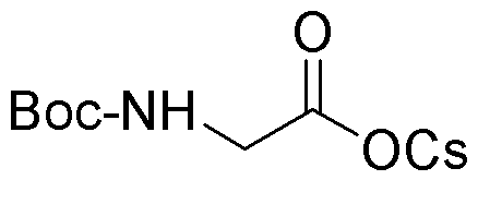 Sal de cesio de boc-glicina