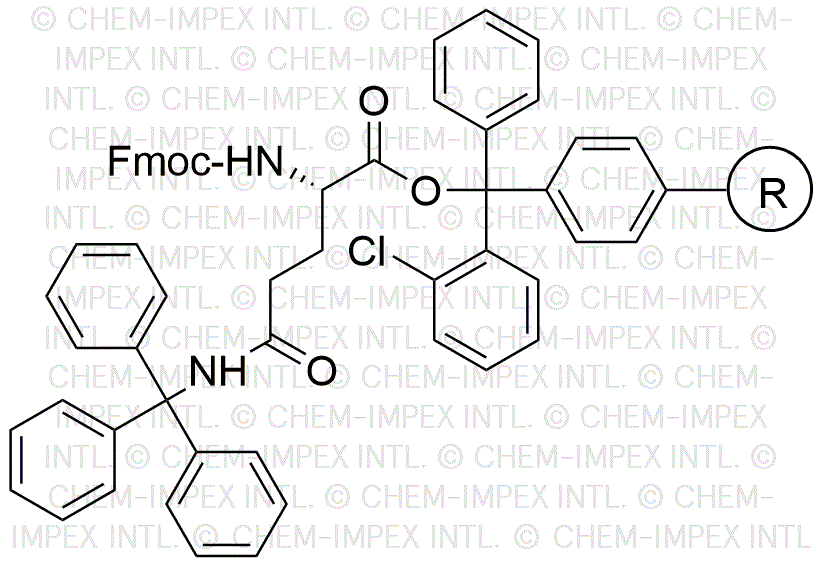 Resina de Na-Fmoc-Nd-tritil-L-glutamina-2-clorotritilo