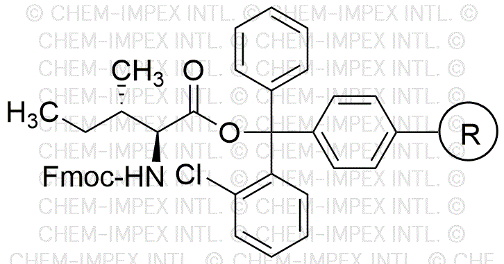 Fmoc-L-isoleucine-2-chlorotrityl resin (0.2 - 1.0 meq/g, 200 - 400 mesh)