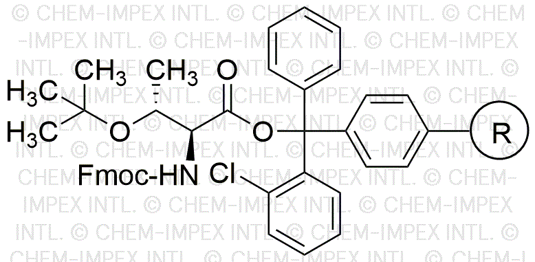 Fmoc-O-tert-butyl-L-threonine 2-chlorotrityl resin (0.3 - 0.9 meq/g, 200 - 400 mesh)