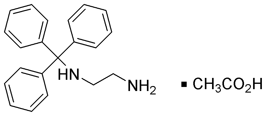 Sal del ácido tritil-1,2-etilendiamina acético