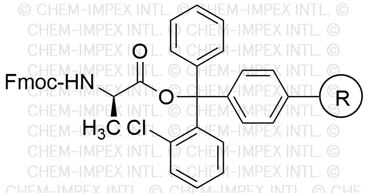 Résine Fmoc-D-alanine-2-chlorotrityle (0,3 - 0,9 meq/g, 200 - 400 mesh)