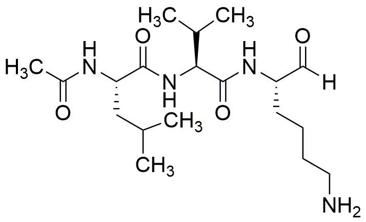 Ac-Leu-Val-Lys-aldehyde