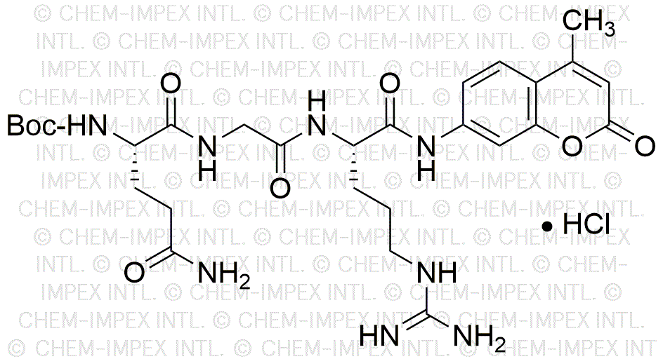 Boc-Gln-Gly-Arg-AMCHCl