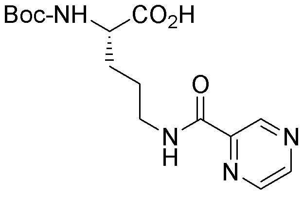 Na-Boc-Nd-pirazinilcarbonil-L-ornitina