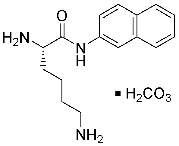 L-Lysine ?-naphtylamide carbonate salt