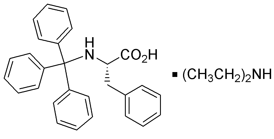 Trityl-L-phenylalanine diethylammonium salt