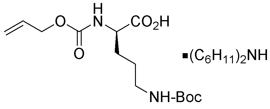 Sal de diciclohexil amonio de Na-aliloxicarbonil-Nd-Boc-D-ornitina