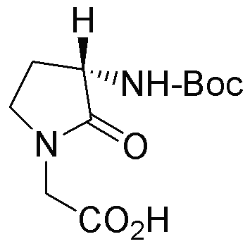 Ácido Boc-(S-3-amino-2-oxo-1-pirrolidin-acético