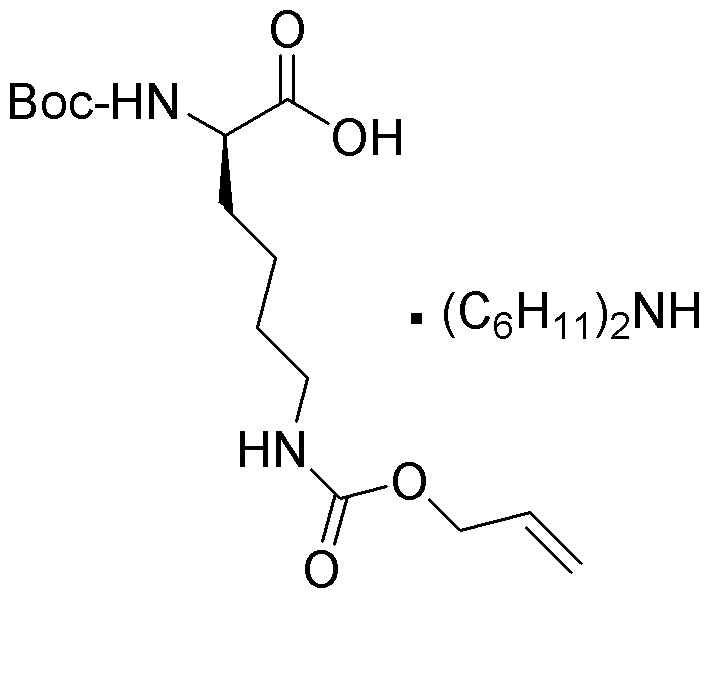 Nα-Boc-Nε-allyloxycarbonyl-D-lysine dicyclohexyl ammonium salt