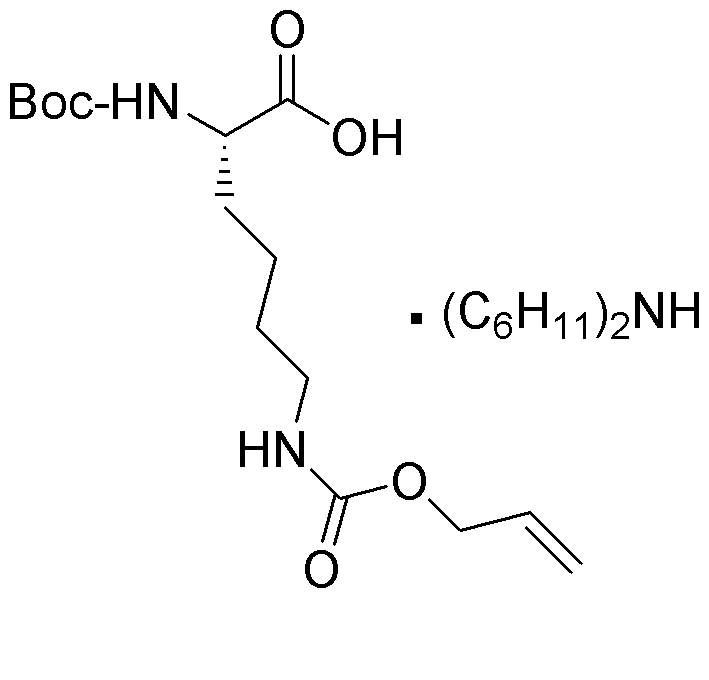 Sal de diciclohexil amonio de Na-Boc-Ne-aliloxicarbonil-L-lisina