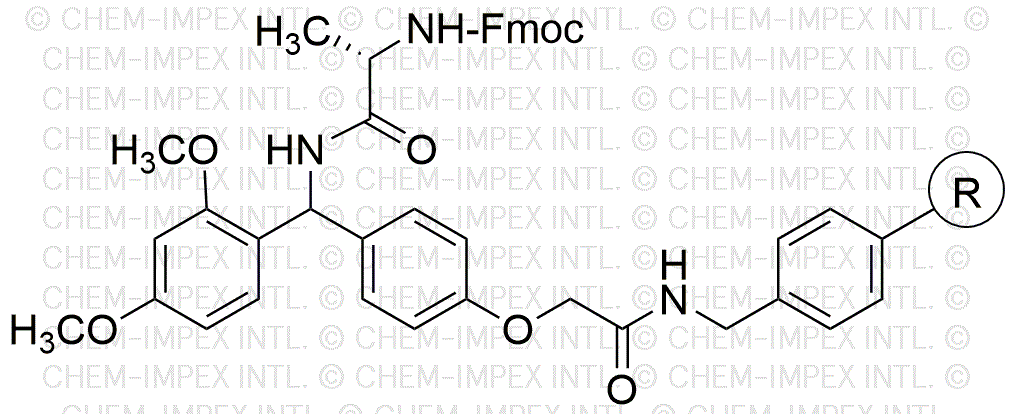 Fmoc-L-alanine Rink amide AM resin