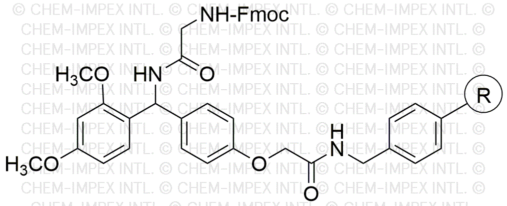 Fmoc-glycine Rink amide AM resin