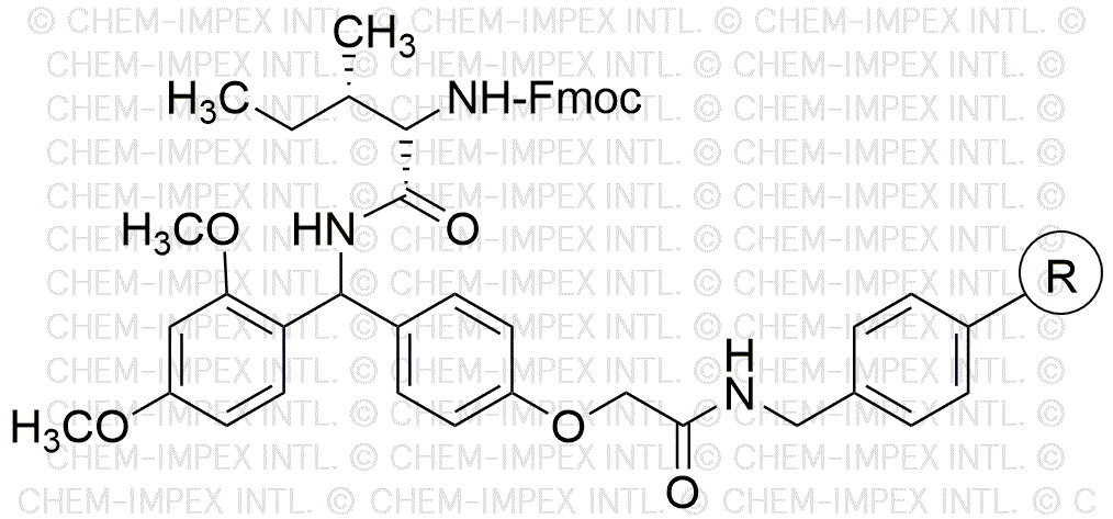 Resina AM de amida Rink de fmoc-isoleucina,