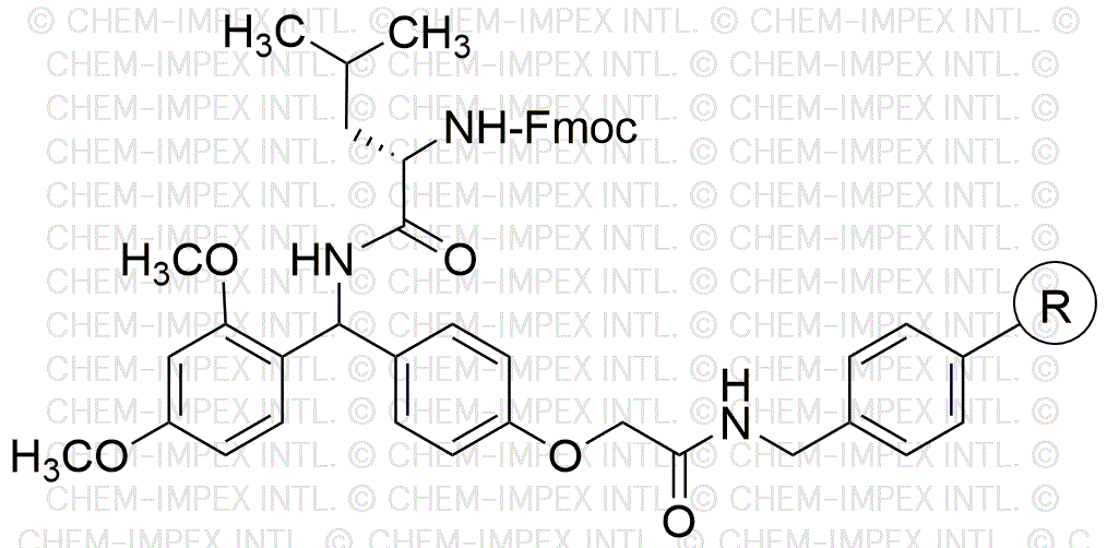 Résine AM amide de patinoire Fmoc-leucine