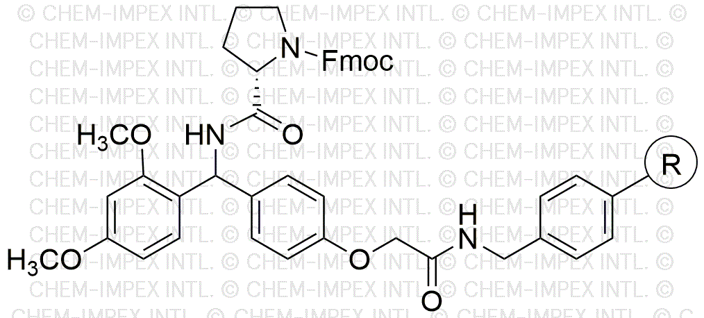 Fmoc-L-proline Rink amide AM resin