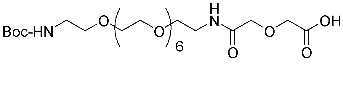 O-(N-Boc-2-aminoethyl)-O'-(N-diglycolyl-2-aminoethyl)hexaethyleneglycol