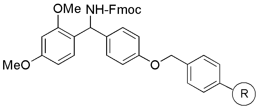 Rink amide resin, (0.3-0.6 meq/g, 100-200 mesh)