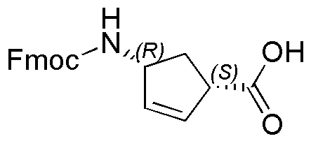 (-)-(1S,4R-N-Fmoc-4-aminocyclopent-2-enecarboxylic acid