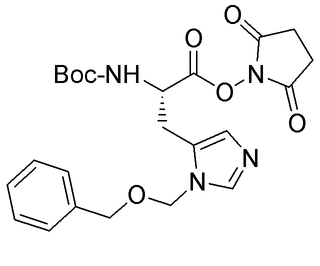 Éster de N-hidroxisuccinimida de Na-Boc-Np-benciloximetil-L-histidina