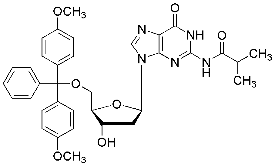 5'-O-(4,4'-diméthoxytrityl)-N2-isobutyryl-2'-désoxyguanosine (synthétique)