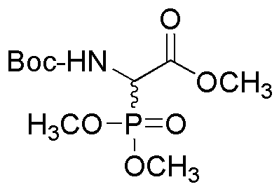 (+/-)-Éster trimetílico de Boc-α-fosfonoglicina