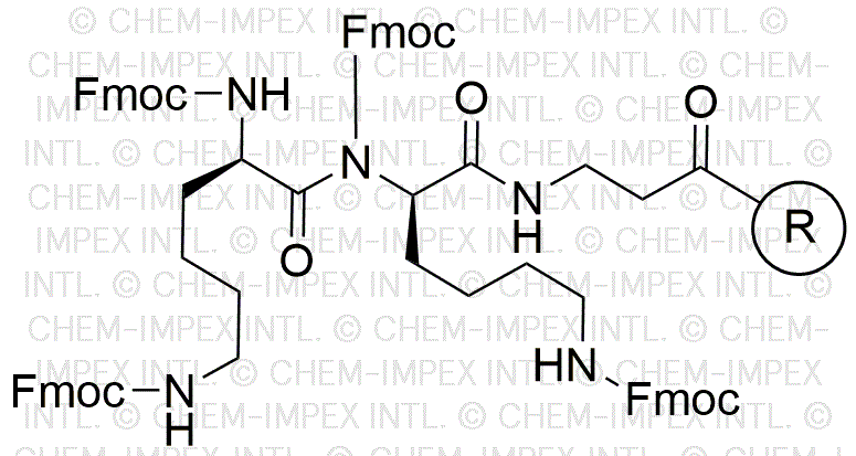 Resina [Fmoc-Lys(Fmoc)]2-Lys-bAla-Wang