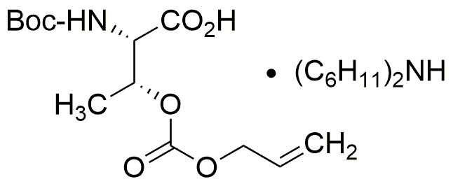 Boc-O-allyloxycarbonyl-L-threonine dicyclohexylammonium salt