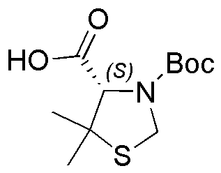 Ácido Boc-(S-5,5-dimetil-1,3-tiazolidina-4-carboxílico