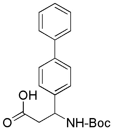 Acide boc-(R,S-3-amino-3-(biphényl)propionique)