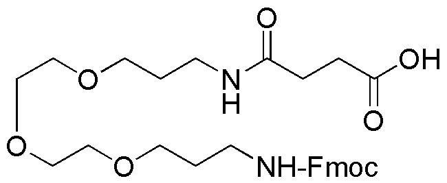 Acide succinimique Fmoc-1-amino-4,7,10-trioxa-13-tridécanamine