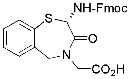 (R)-3-Fmoc-amino-5-(carboxilmetil)-2,3-dihidro-1,5-benzotiazepin-4(5H)-ona