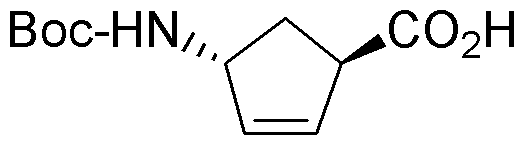 (-)-(1S,4R-N-Boc-4-aminocyclopent-2-enecarboxylic acid