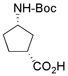 Ácido (-)-(1R,3S-N-Boc-3-aminociclopentano carboxílico