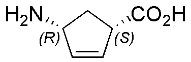 (-)-(acide 1S,4R-4-aminocyclopent-2-ènecarboxylique)