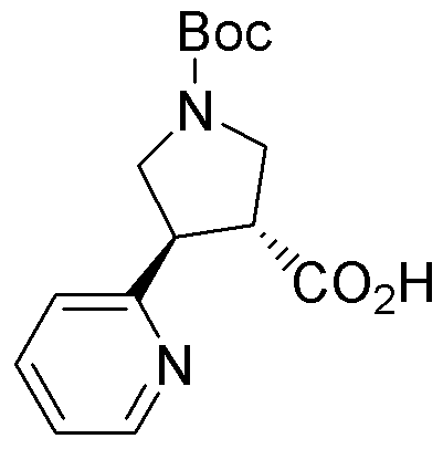 Ácido boc-(+/-)-trans-4-(2-piridinil)pirrolidin-3-carboxílico