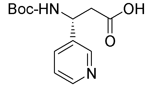 Boc-(S-3-amino-3-(3'-pyridyl)propionic acid