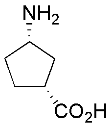 (+)-(1S,3R-3-Amino-cyclopentane carboxylic acid