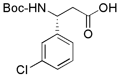 Ácido Boc-(R-3-amino-3-(3-clorofenil)propiónico