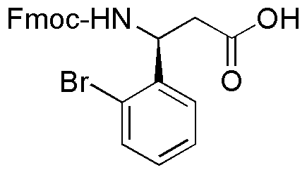 Fmoc-(S-3-amino-3-(2-bromophenyl)propionic acid