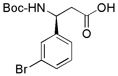 Acide boc-(S-3-amino-3-(3-bromophényl)propionique)