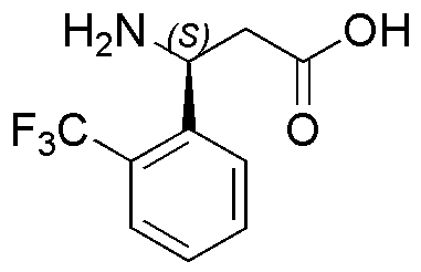 Ácido (S-3-amino-3-(2-trifluorometilfenil)propiónico